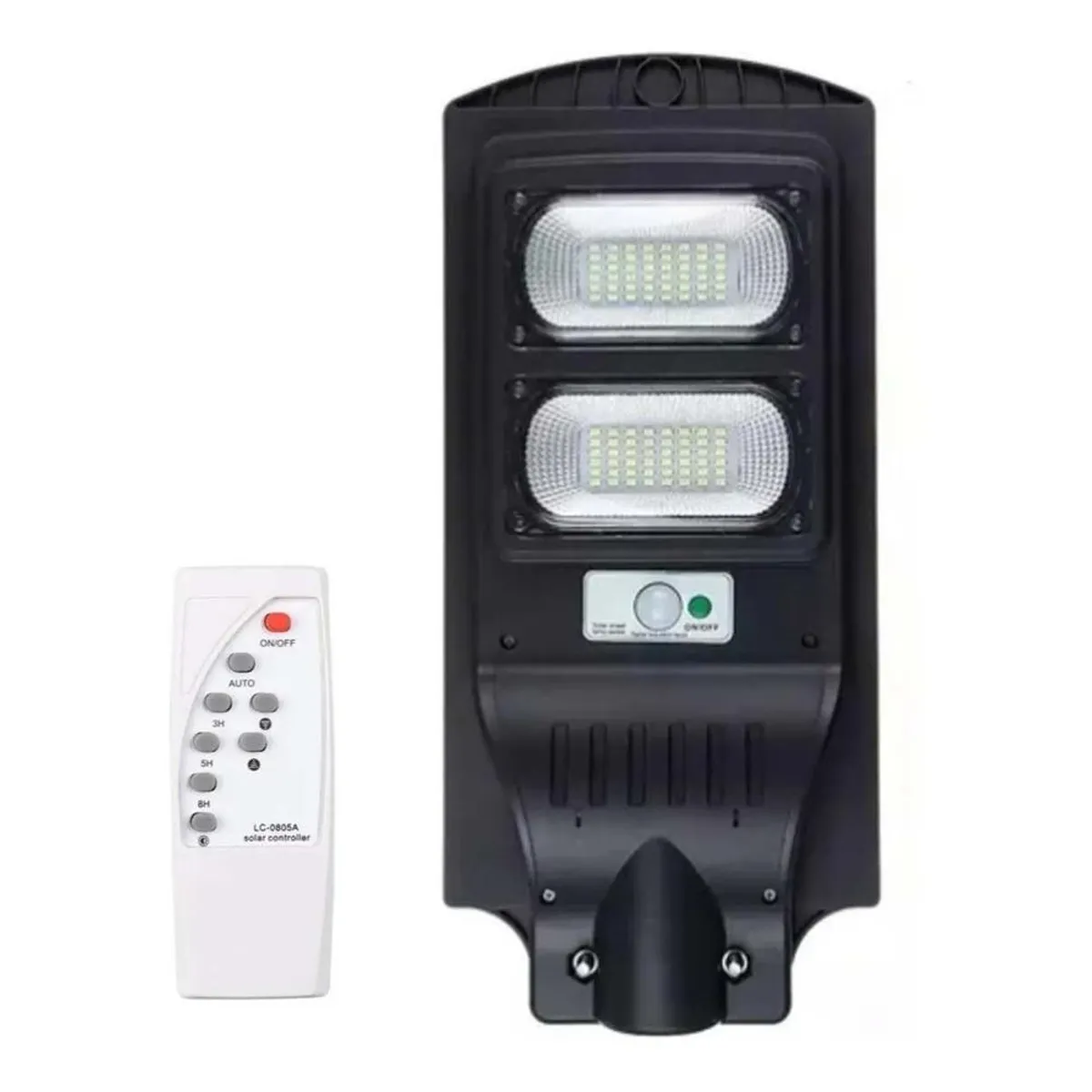 DETODOYMAS - Foco Led Solar 80w c/sensor Movimiento + Soporte + Control DETODOYMAS