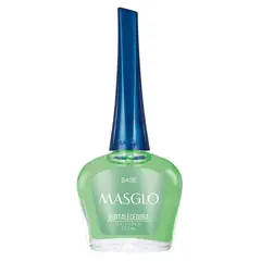 MASGLO - Base esmaltado fortalecedor de uñas ajo limón CVL