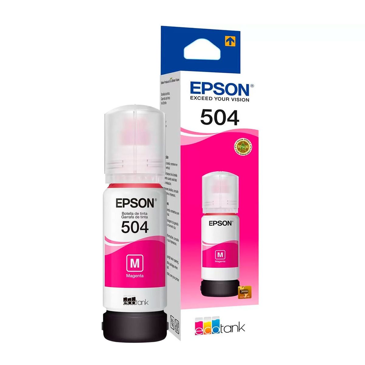 EPSON - Tinta Botella Epson T504 70ml Ecotank Magenta C13T03N32A