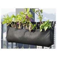 Jardín vertical / huerto urbano 4 bolsillos horizontal…