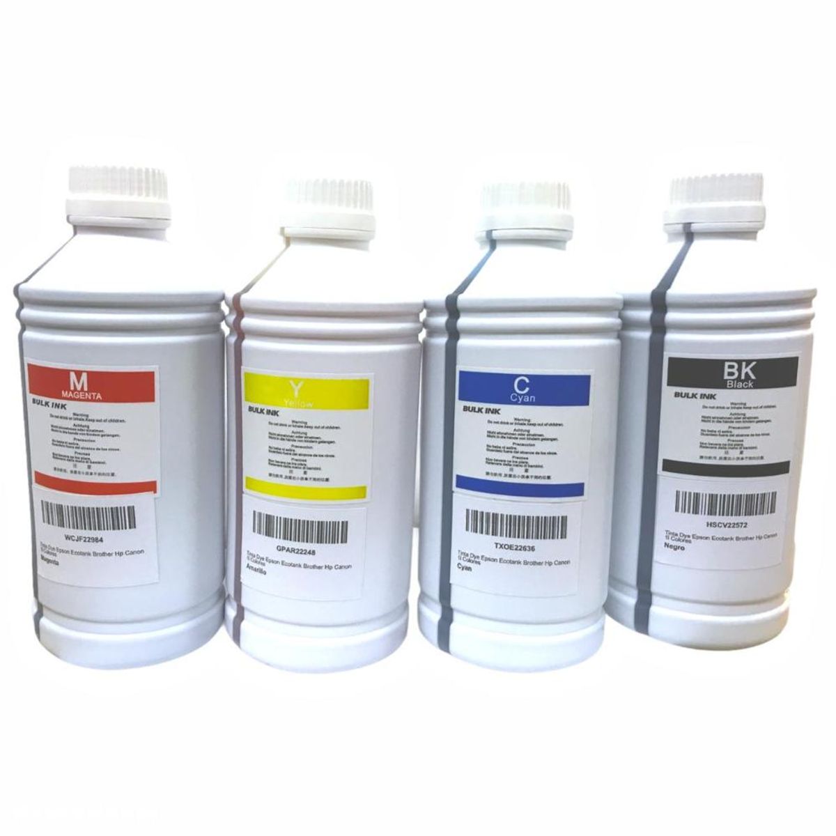 DETODOYMAS - Pack de 4 Litros de Tinta Dye Premium Universal DETODOYMAS