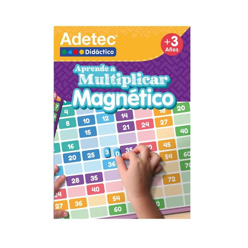 ADETEC - Aprende A Multiplicar Láminas Magnéticas Juega Y Aprende