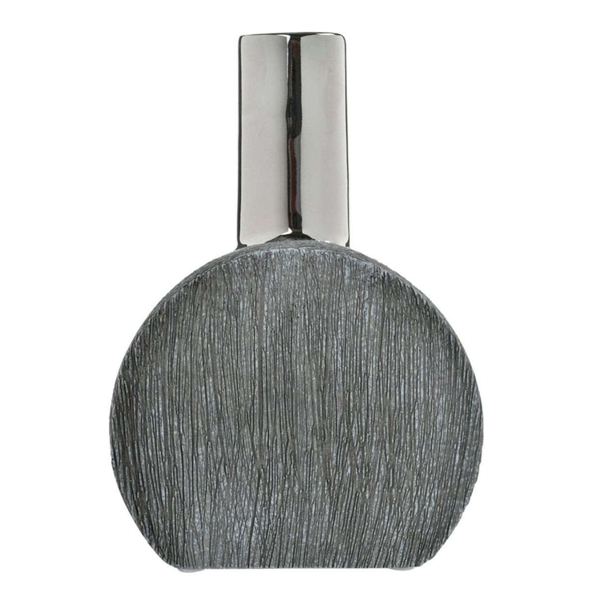 MALLORCA - Jarrón Decorativo Alhambra Circular Silver