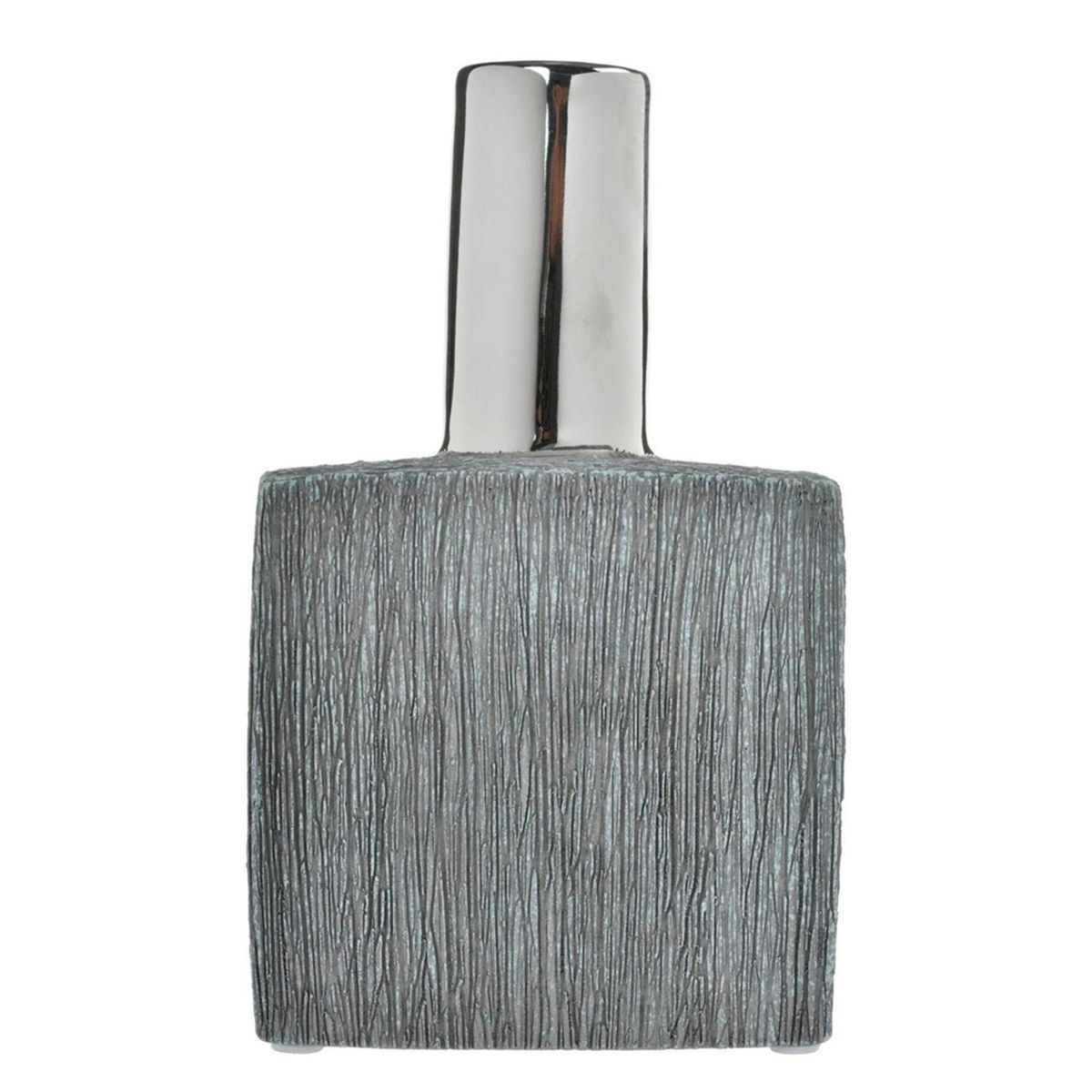 MALLORCA - Jarrón Decorativo Alhambra Recto Silver