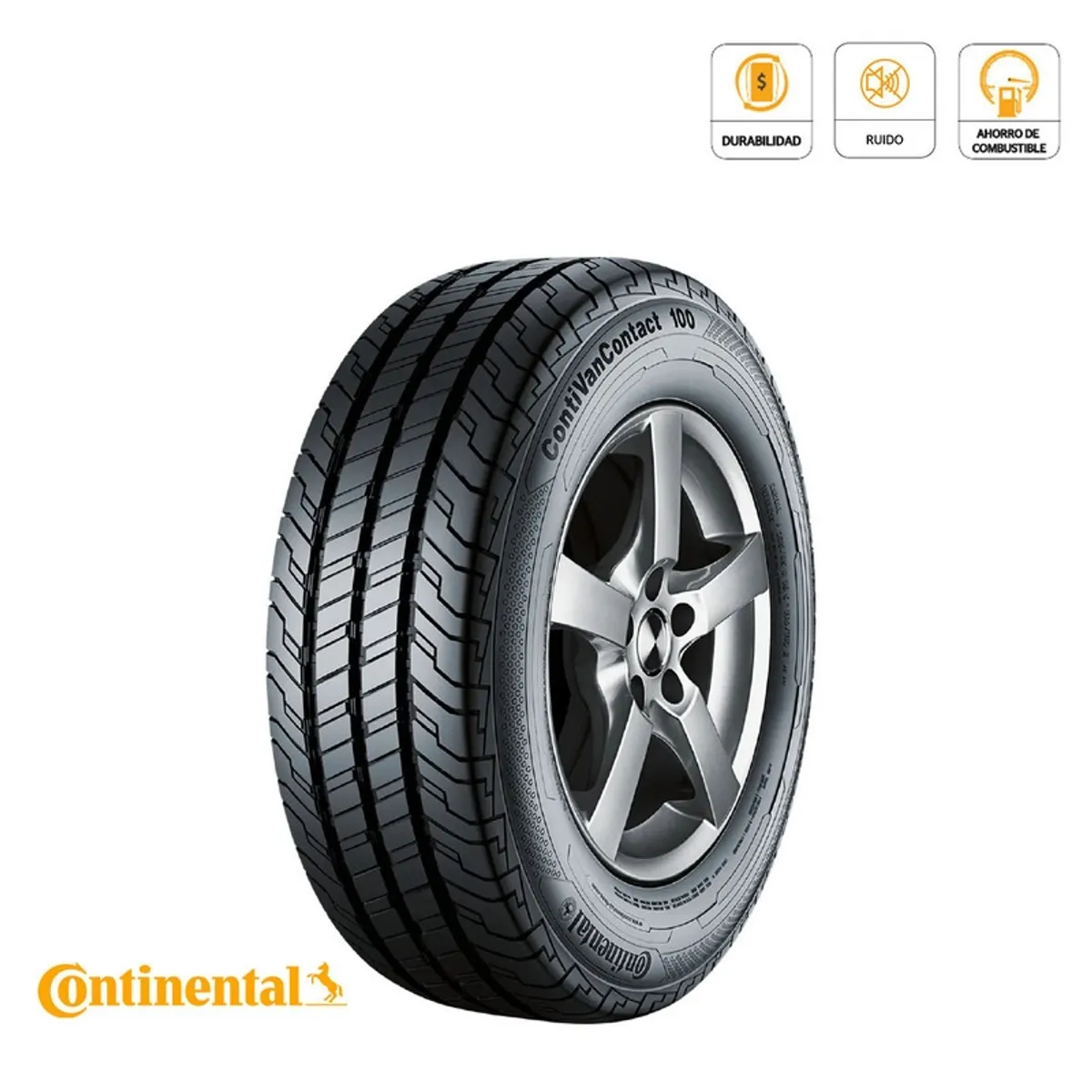 CONTINENTAL - NEUMATICO 225/75 R16C 10PR 121/120R CONTI VAN CONTACT 100 CONTINENTAL