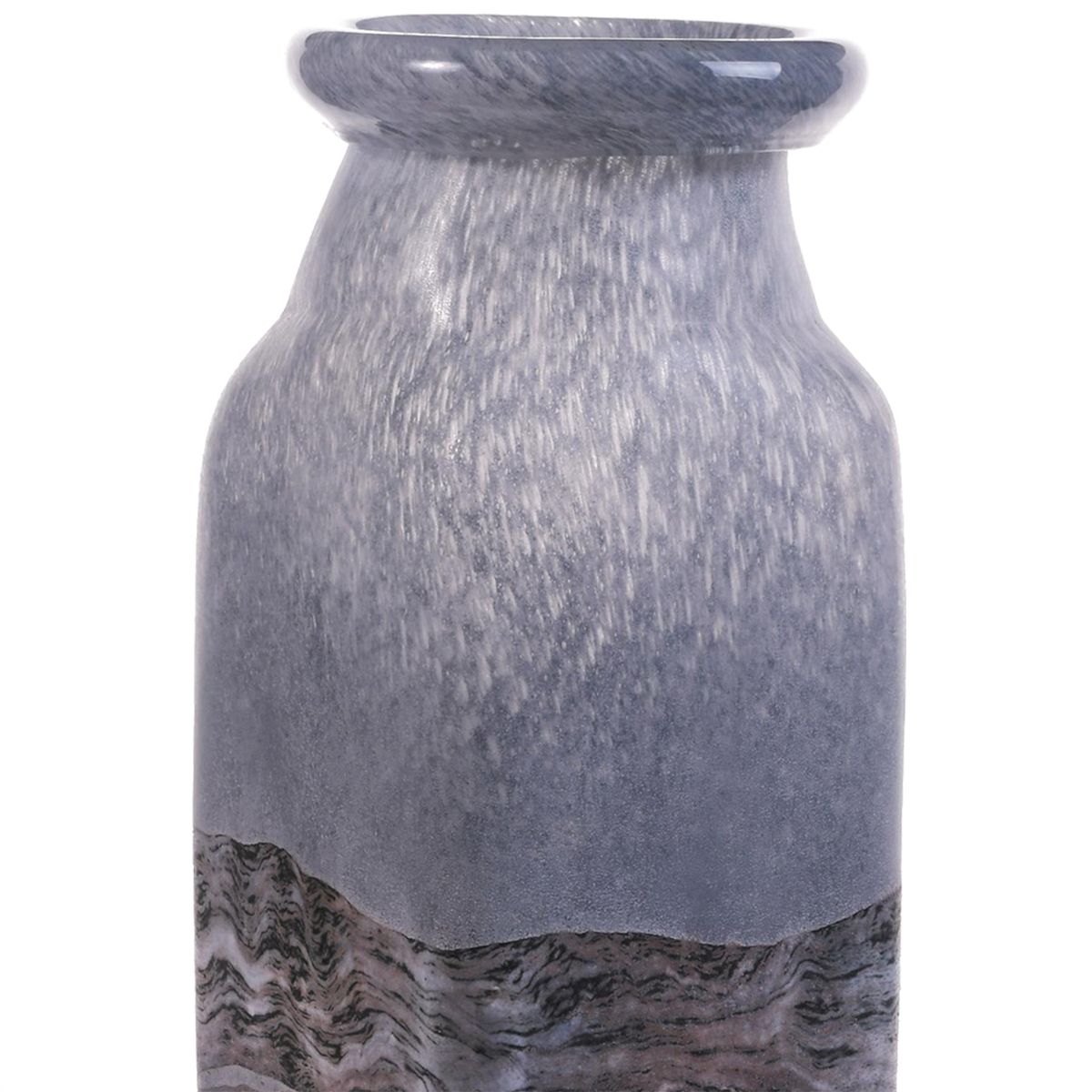 MALLORCA - Jarrón Decorativo Saturno Alto Gris