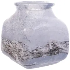 MALLORCA - Jarrón Decorativo Saturno Ancho Gris