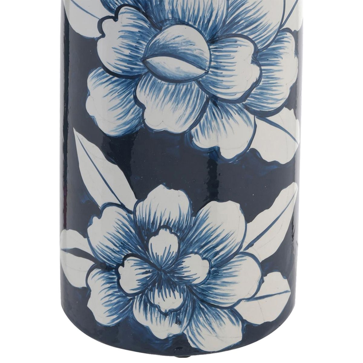 MALLORCA - Jarrón Decorativo Flores Azul