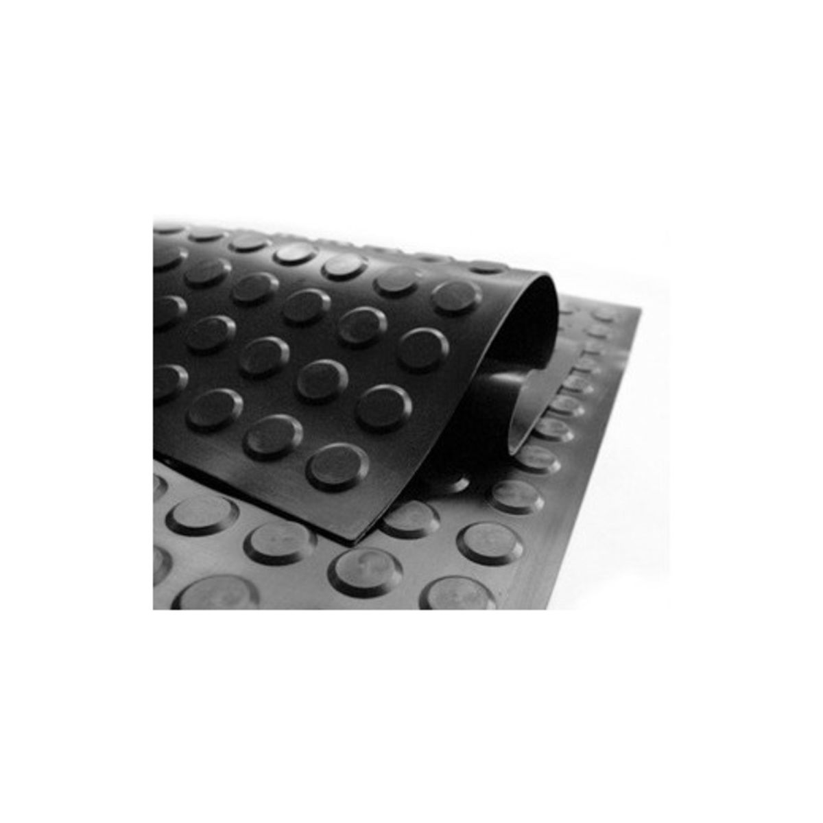 DVP - Piso Antideslizante Toperol 50x50cm 5mm Negro Dvp