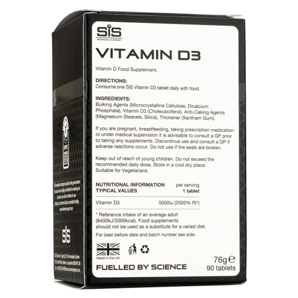 GENERICO - UK Vitamin D3 90 pcs SIS