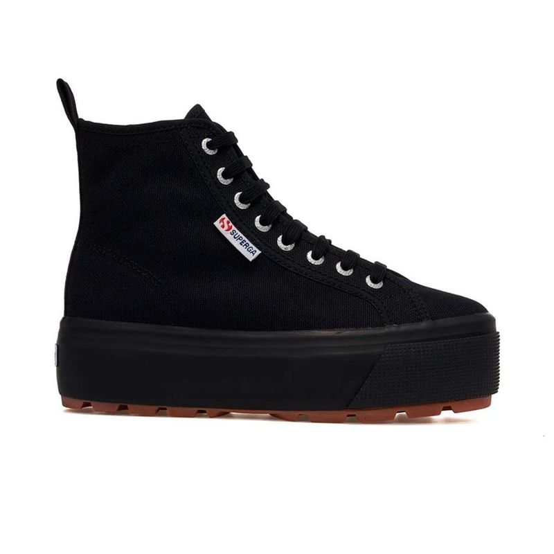 SUPERGA - Zapatilla 2708 Hi Top Tank Full Black SUPERGA