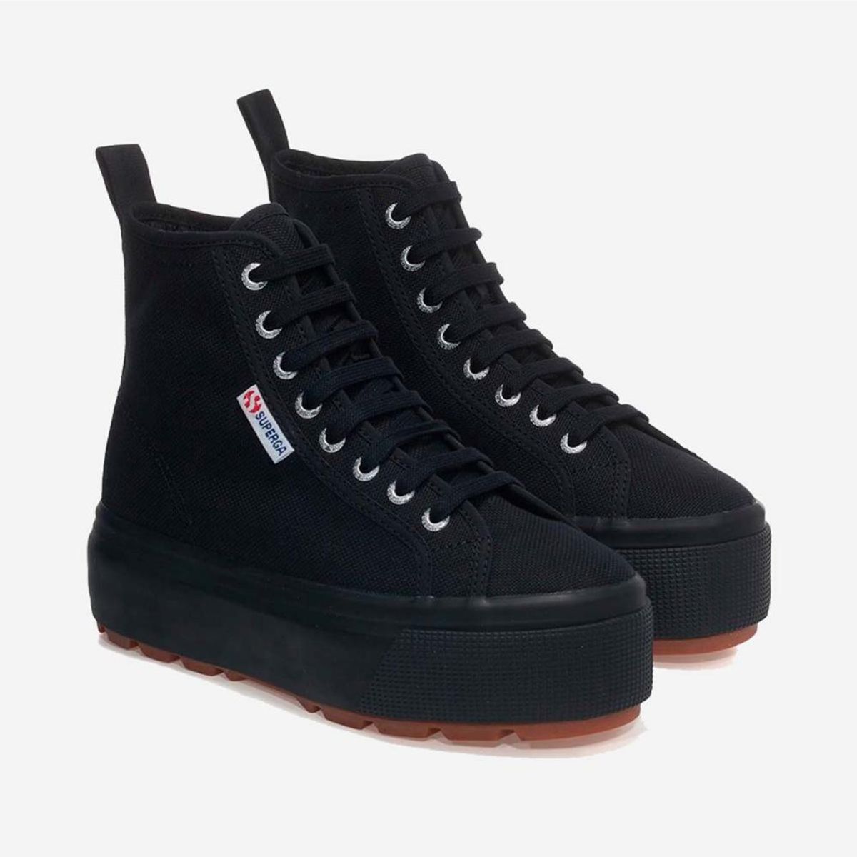 SUPERGA - Zapatilla 2708 Hi Top Tank Full Black