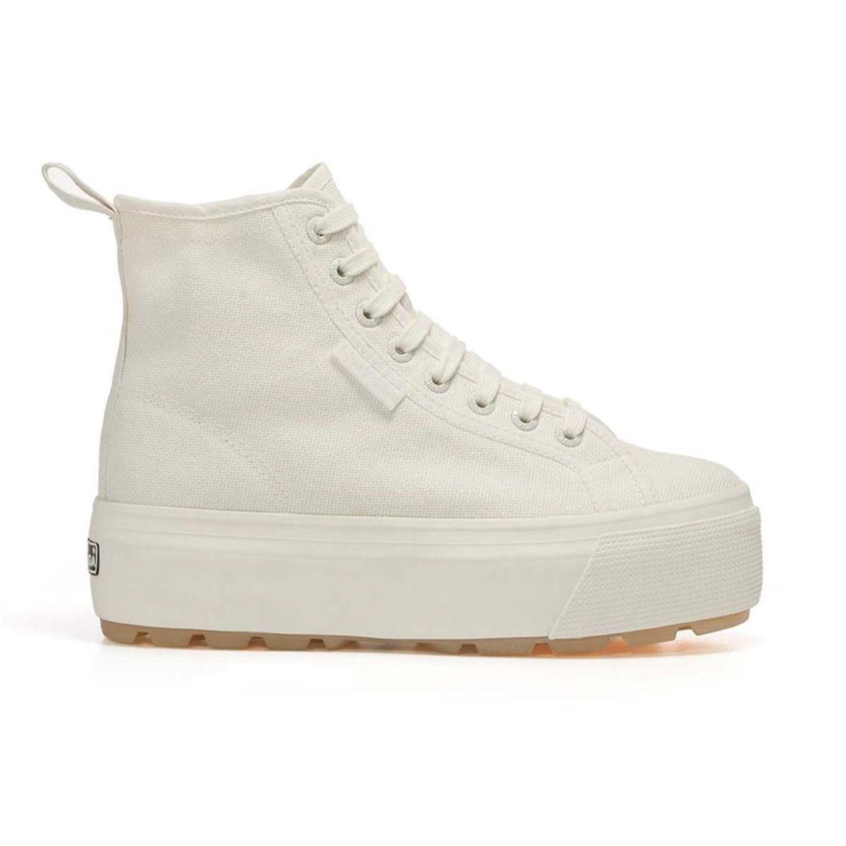 SUPERGA - Zapatilla 2708 Hi Top Tank White Avorio Milk