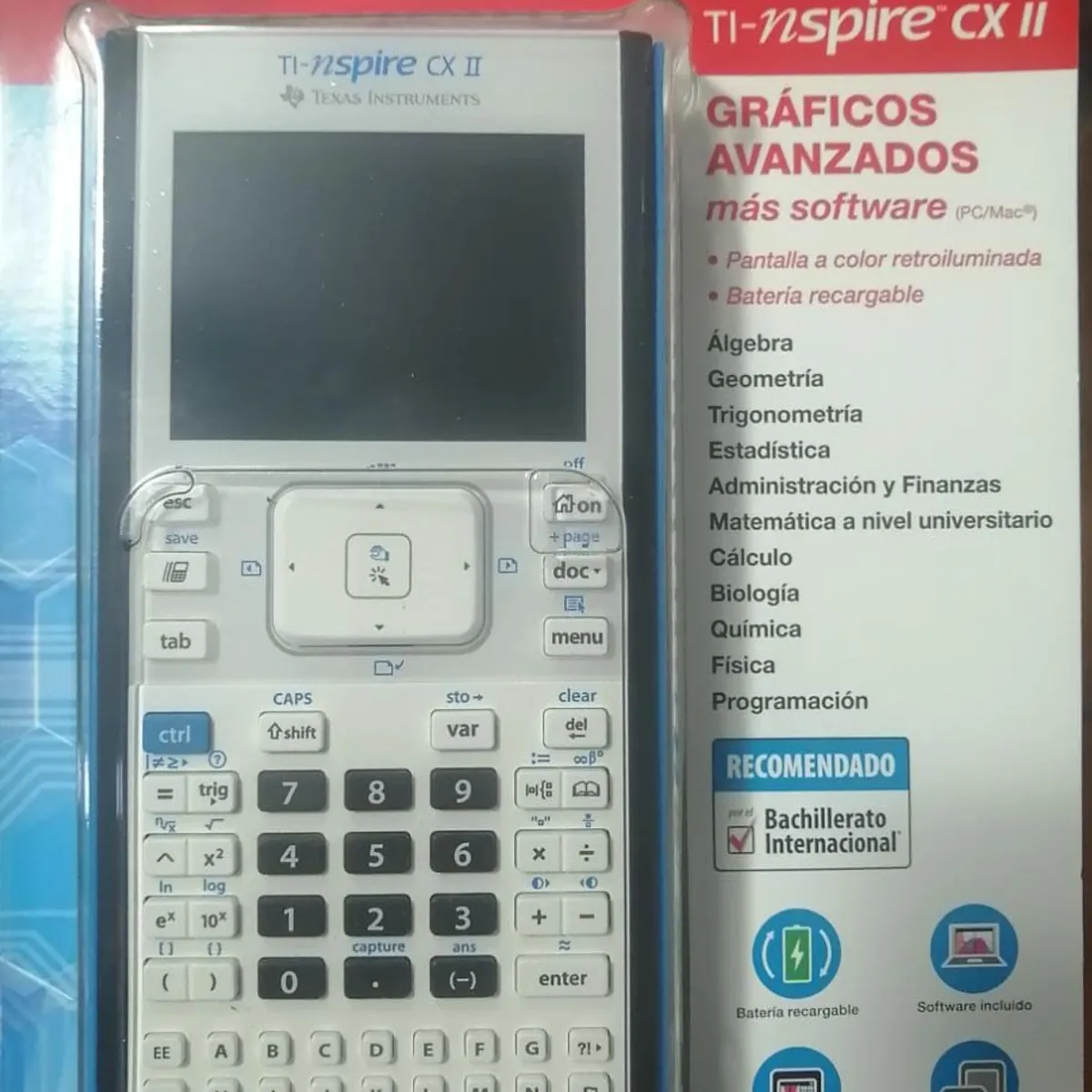 TEXAS - CALCULADORA TI Nspire CX II Texas Instruments