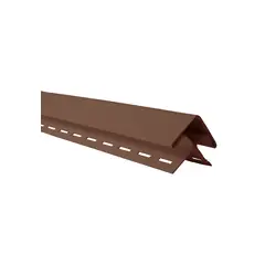 DVP - Esquinero Exterior Siding Pvc 50mm Nogal 3mts