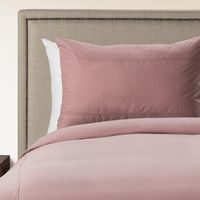 Funda Plumón Stamp Unicolor Súper King Rosa