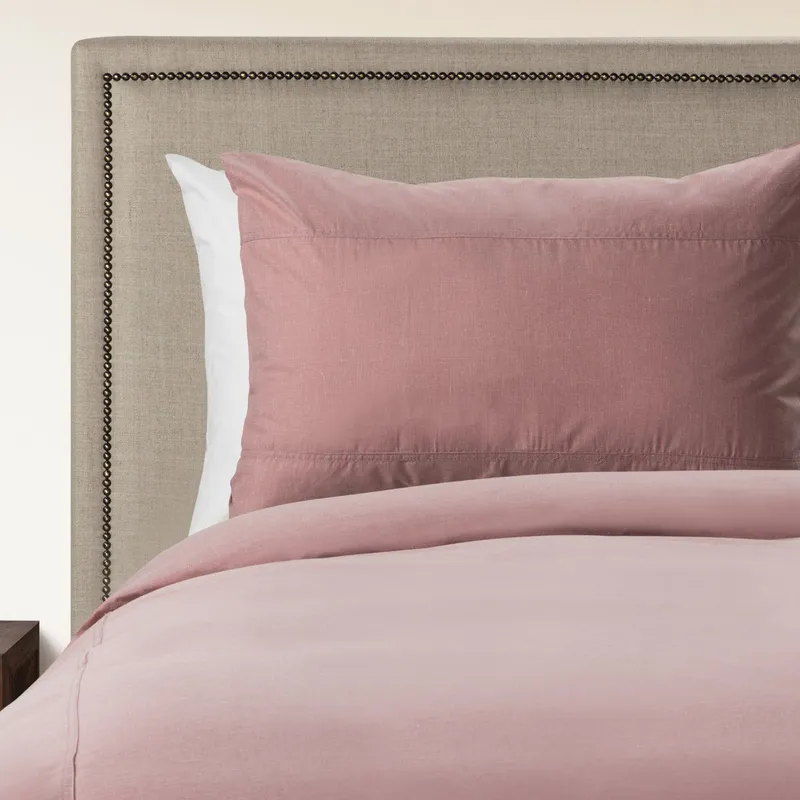 ROSEN - Funda Plumón Rosen Stamp Unicolor Súper King Rosa