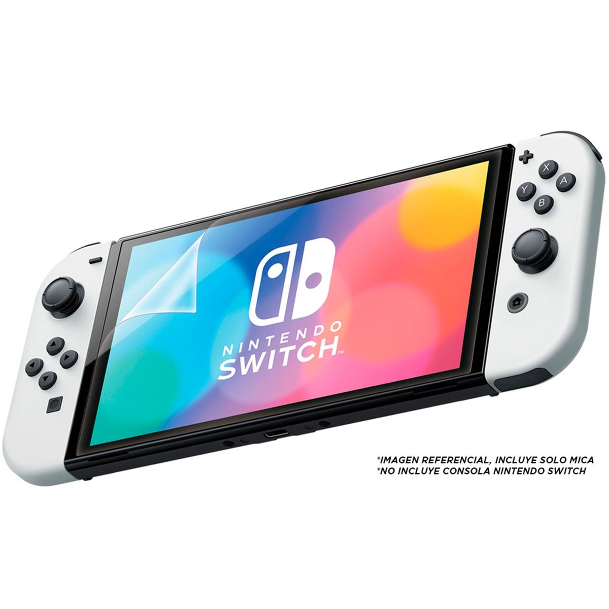 NUGLAS - Lamina Protectora Nintendo Switch Oled Vidrio Templado