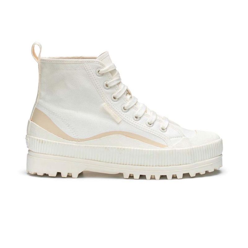 SUPERGA - Superga 2469 Alpina Wave Hdrp White Beige - Blanco