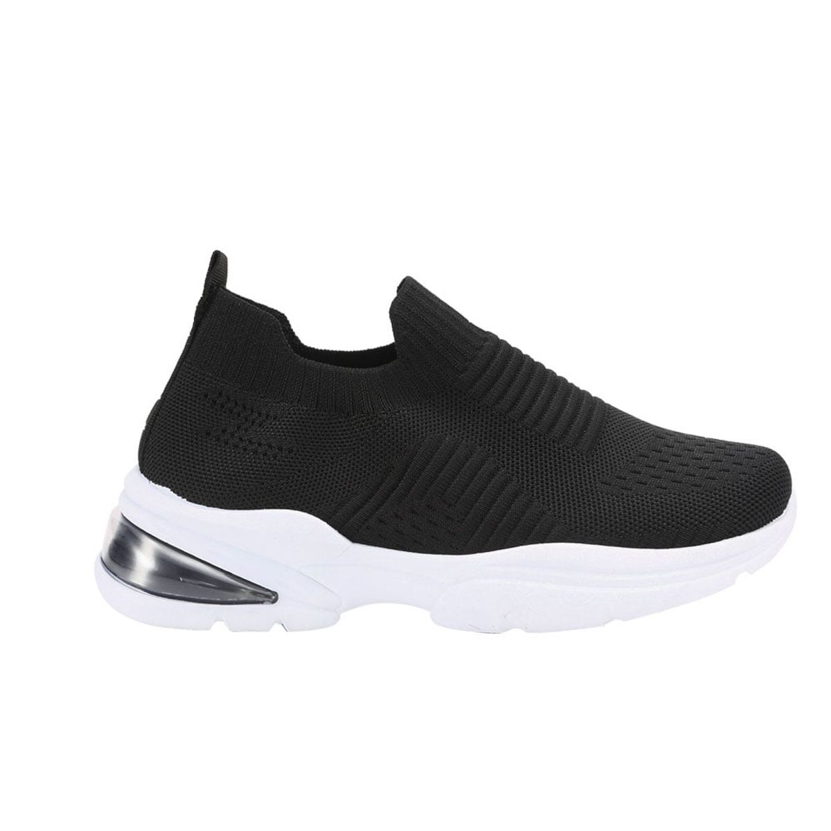 WEIDE - Zapatilla Lea Negro Weide