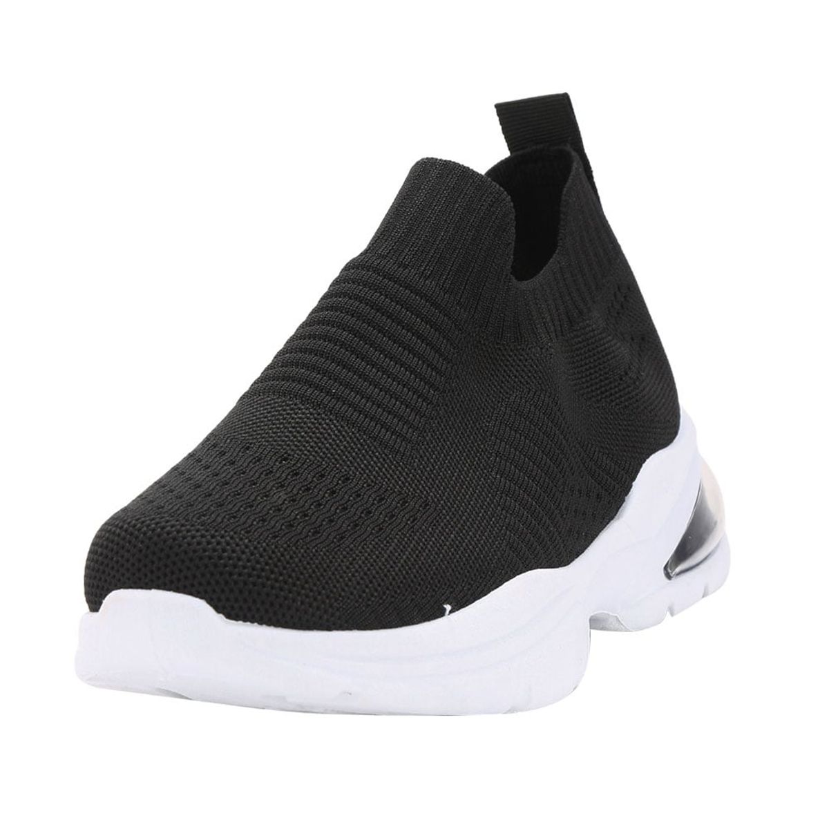 WEIDE - Zapatilla Lea Negro Weide