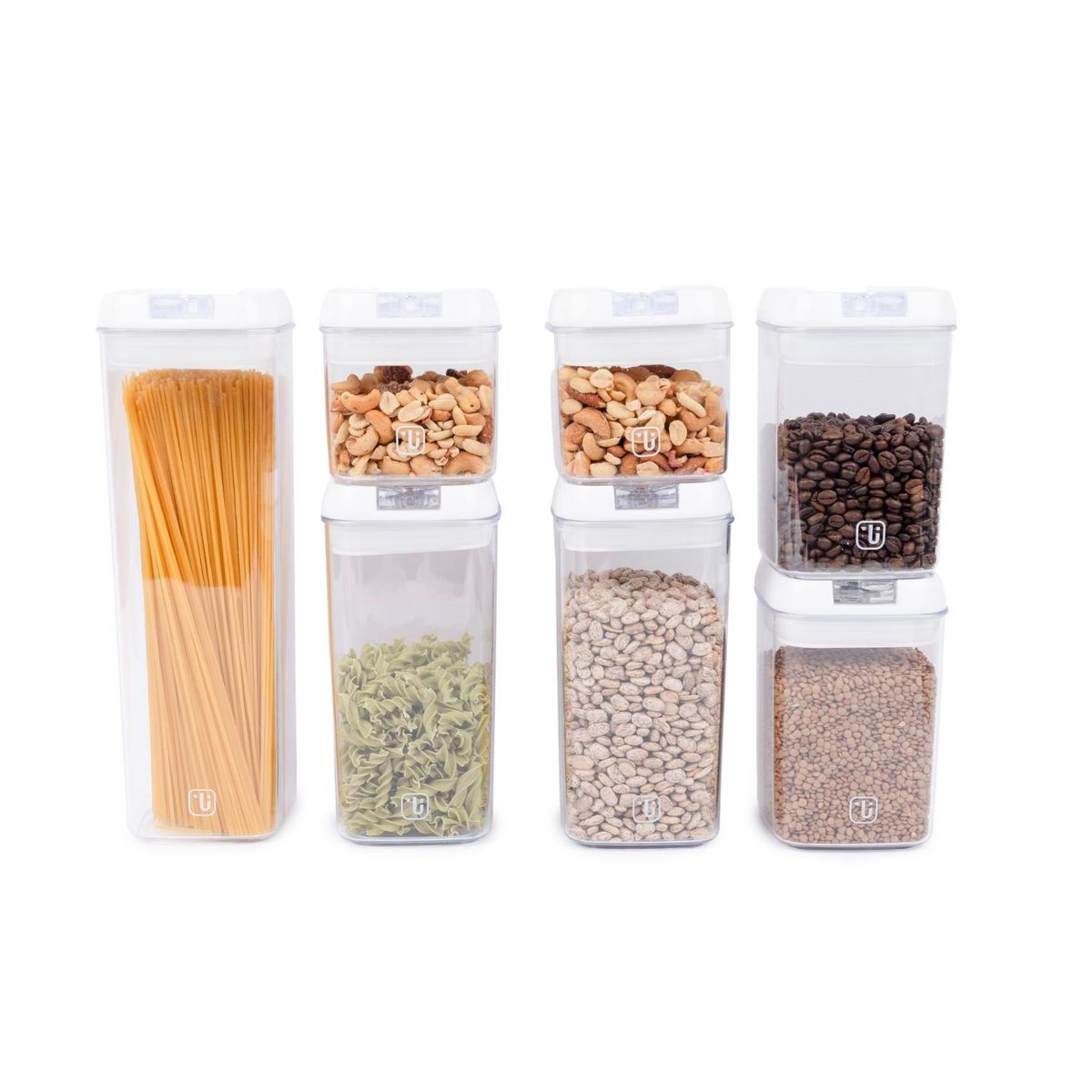 SIMPLIT - Set de 7 Contenedores Herméticos Plástico Simplit