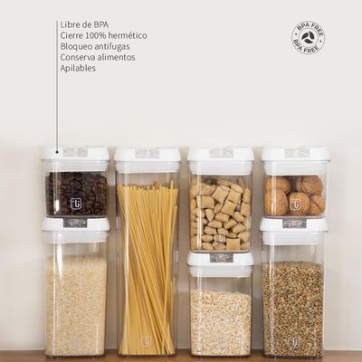 Imagen 2 del producto Set de 7 Contenedores Herméticos Plástico