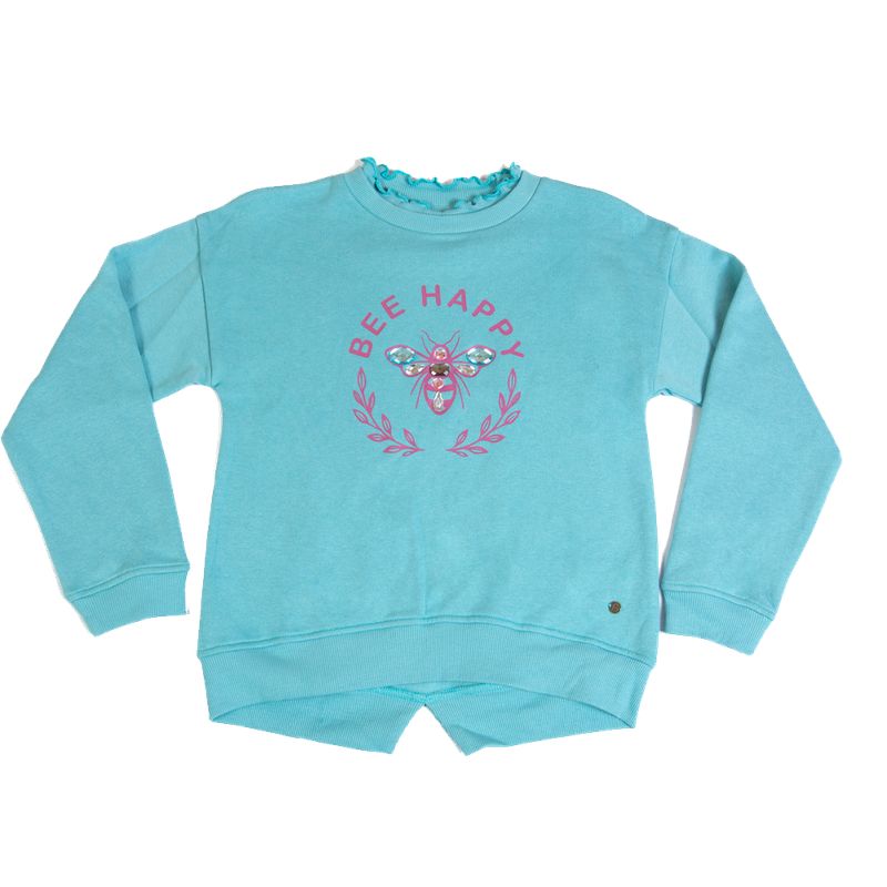 PILLIN - Polerón Niña Hoddie Denim Pillin PILLIN