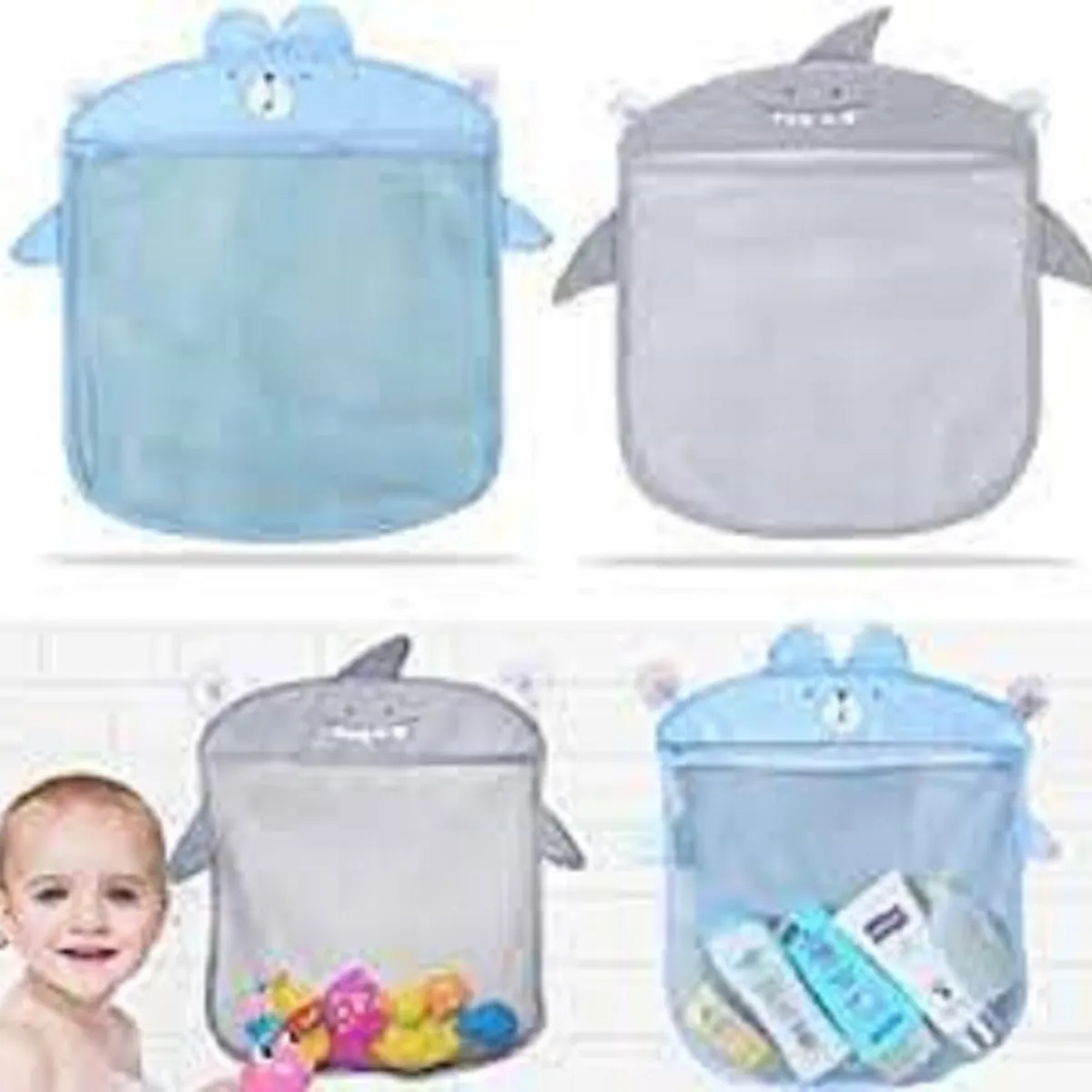 GENERICO - Bolsa Malla Organizadora Guardar Juguetes Baño Tina Bebé Niño