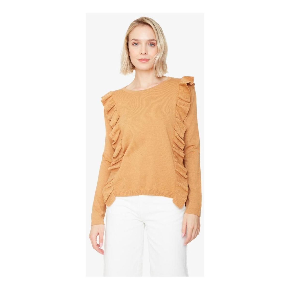 JACINTA TIENDA - Chaleco Juanita camel Jacinta Tienda.-----