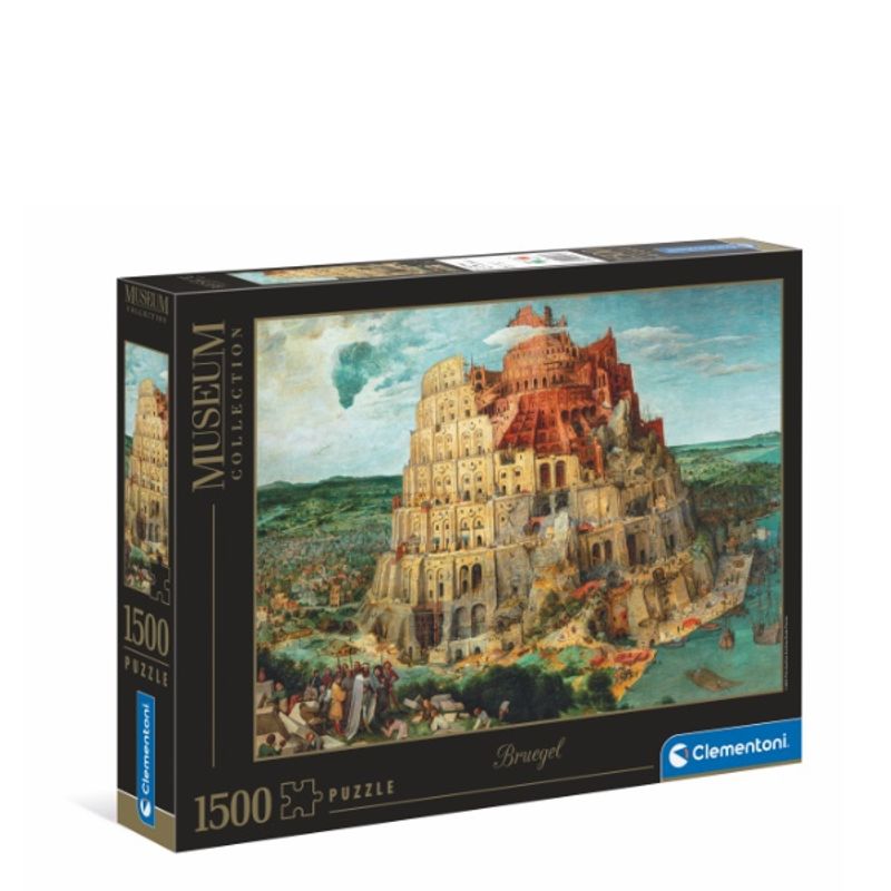 CLEMENTONI - Puzzle 1500 piezas Bruegel Torre de Babel