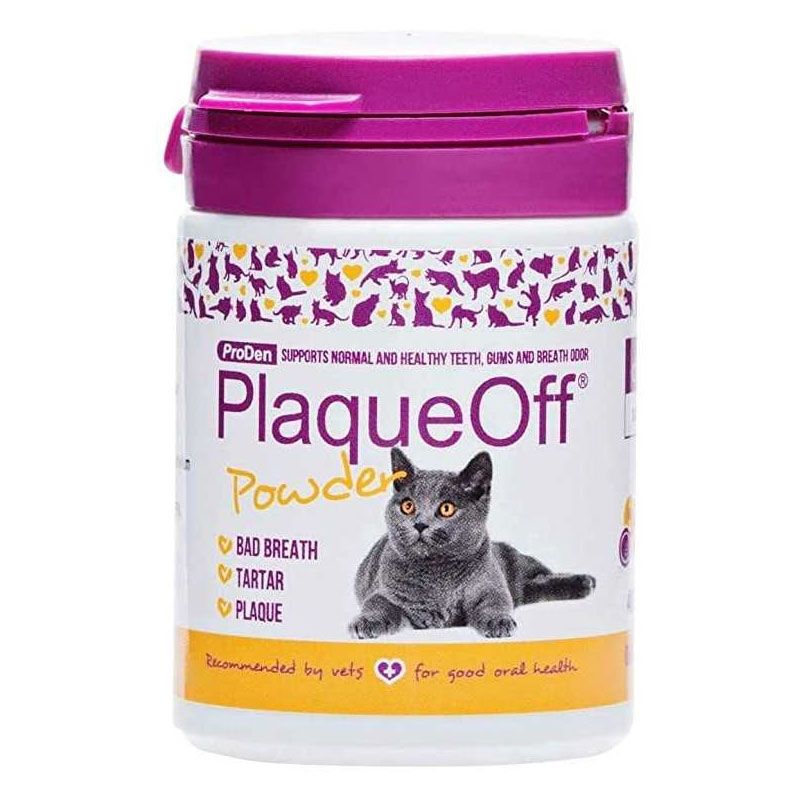 GENERICO - PlaqueOff Polvo Removedor de Sarro para Gatos, 40Grs.