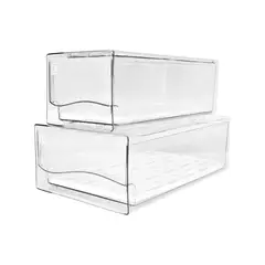 SIMPLIT - Pack Organizador Refrigerador Drenaje S + L