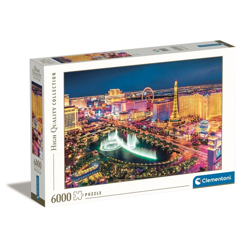 CLEMENTONI - Puzzle 6000 piezas Las Vegas