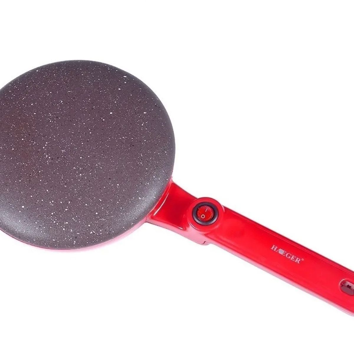 GENERICO - Panquequera Electrica Crepera Sartén 20 Cm Antiadherente