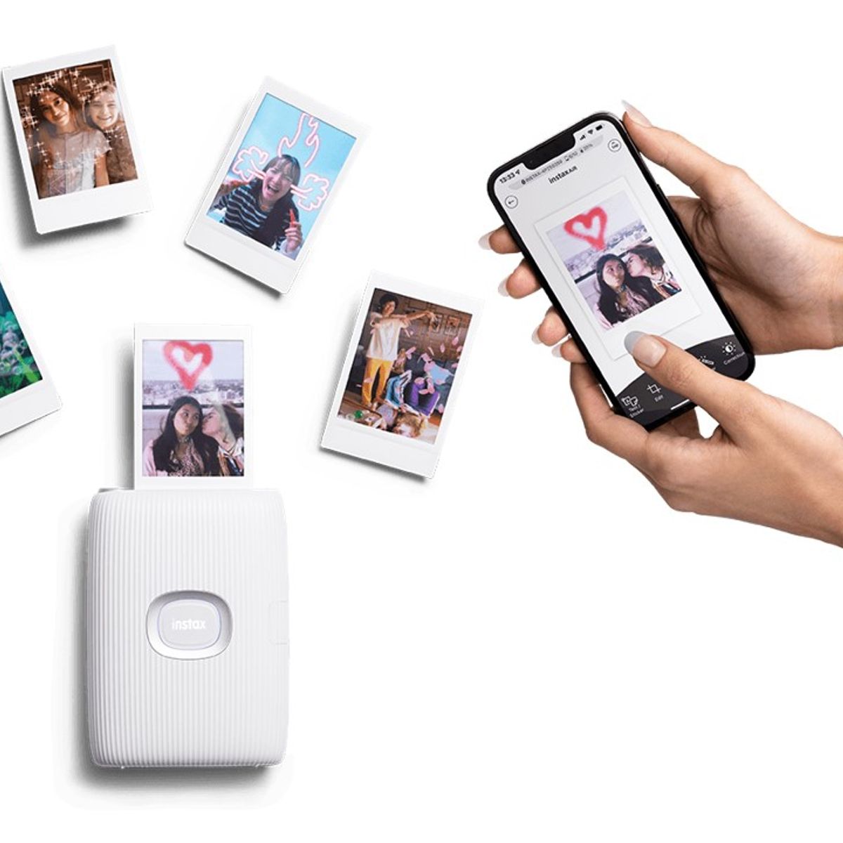 FUJIFILM - Impresora Instax Mini link 2 White