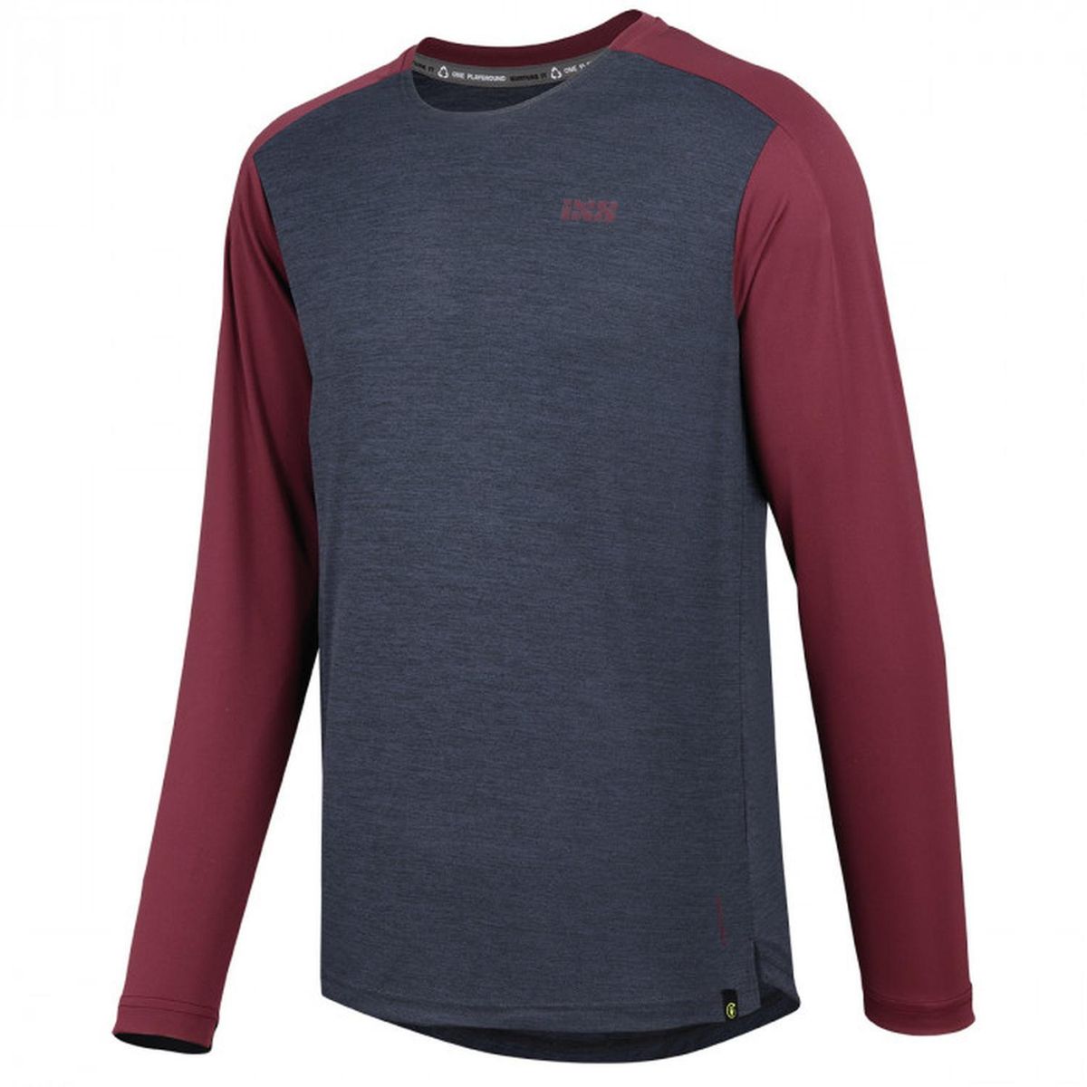 IXS - Jersey Flow X L/S Black-Raisin S IXS