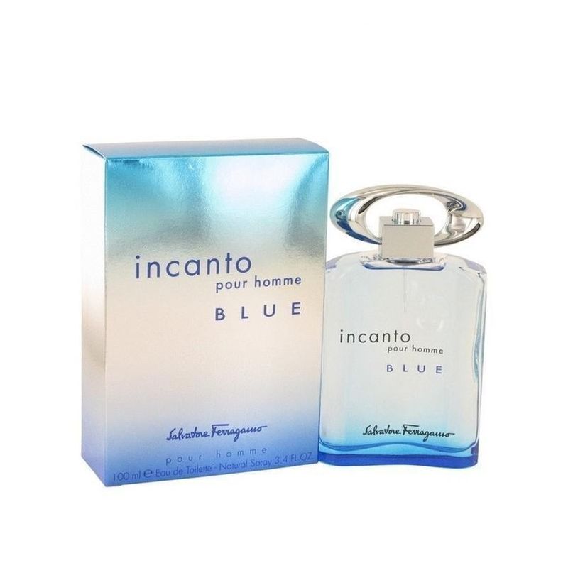 SALVATORE FERRAGAMO - Salvatore Ferragamo Incanto Pour Homme Blue Edt 100 ml - Turquesa