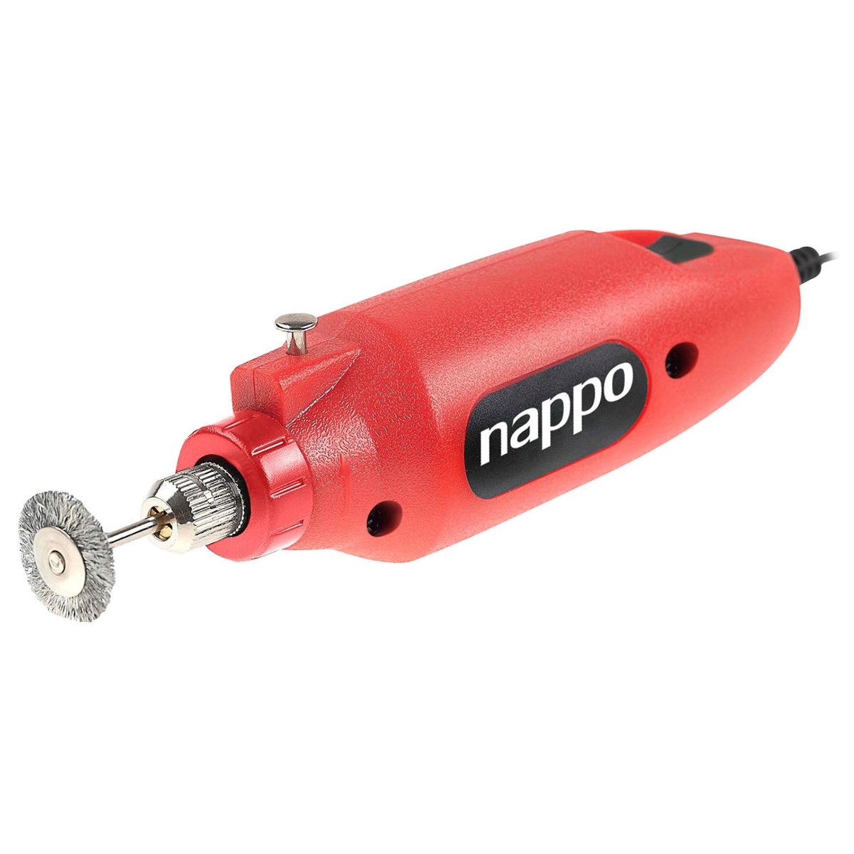 NAPPO - Mini Torno NAPPO Trabajo Fino Maletín con 60 Accesorios 12.000RPM NAPPO