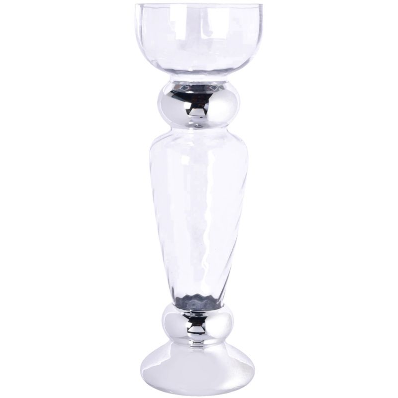 MALLORCA - Portavela Decorativo Clemont Silver Plus
