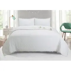 GENERICO - Cubrecama Quilt, 2 Plazas; Algodón