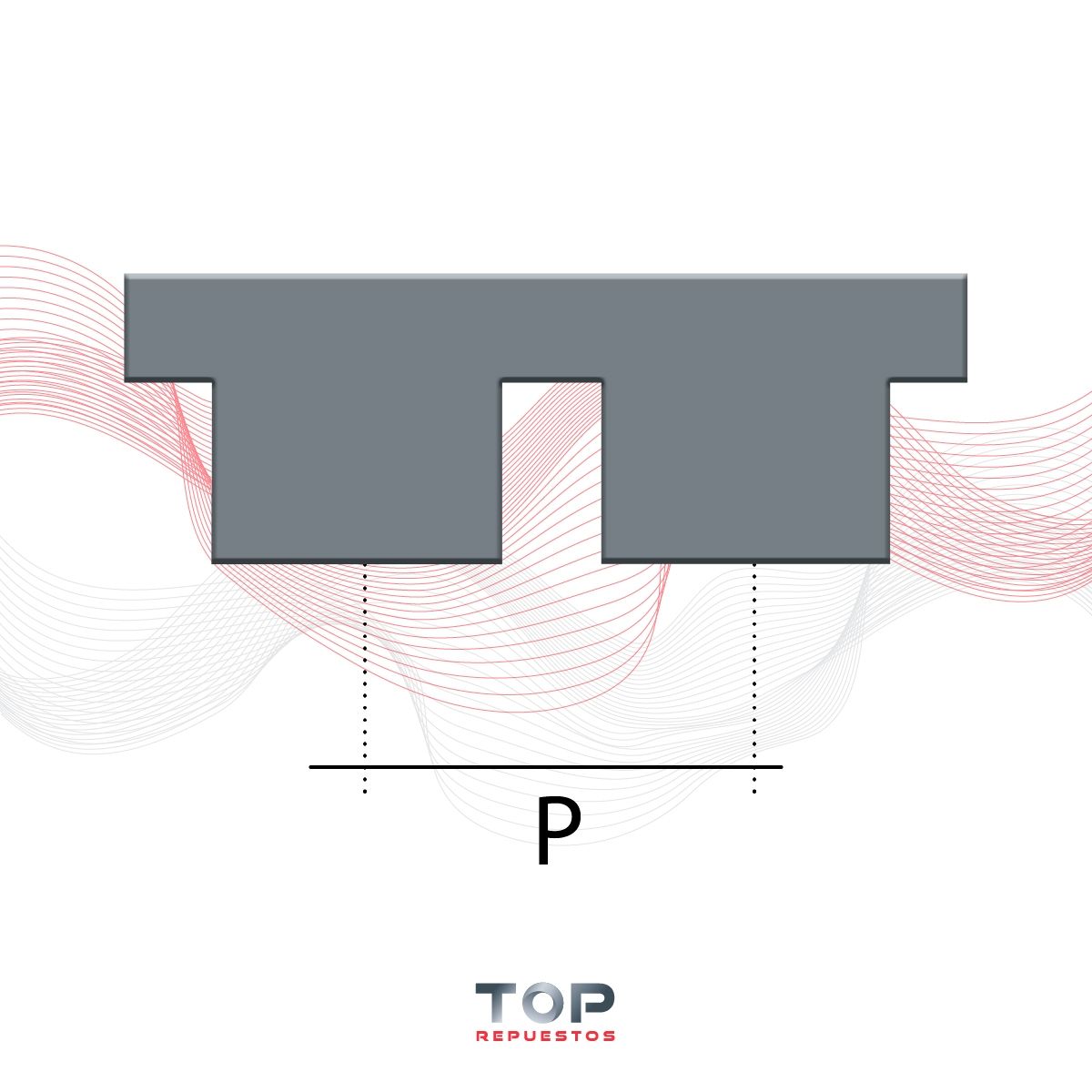 GATES - Correa Distribucion Lada Samara 1.3 8 Val Gasolina 88/98