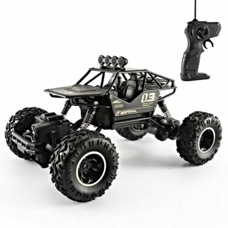 ROCK - Auto Control Remoto 4x4 Con Batería Y Cargador Del Automóvil