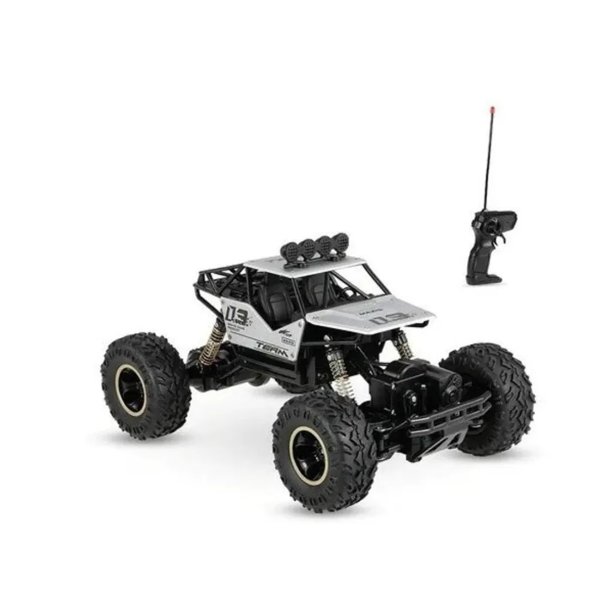 ROCK - Auto Control Remoto 4x4 Con Batera Y Cargador Del AutomviL