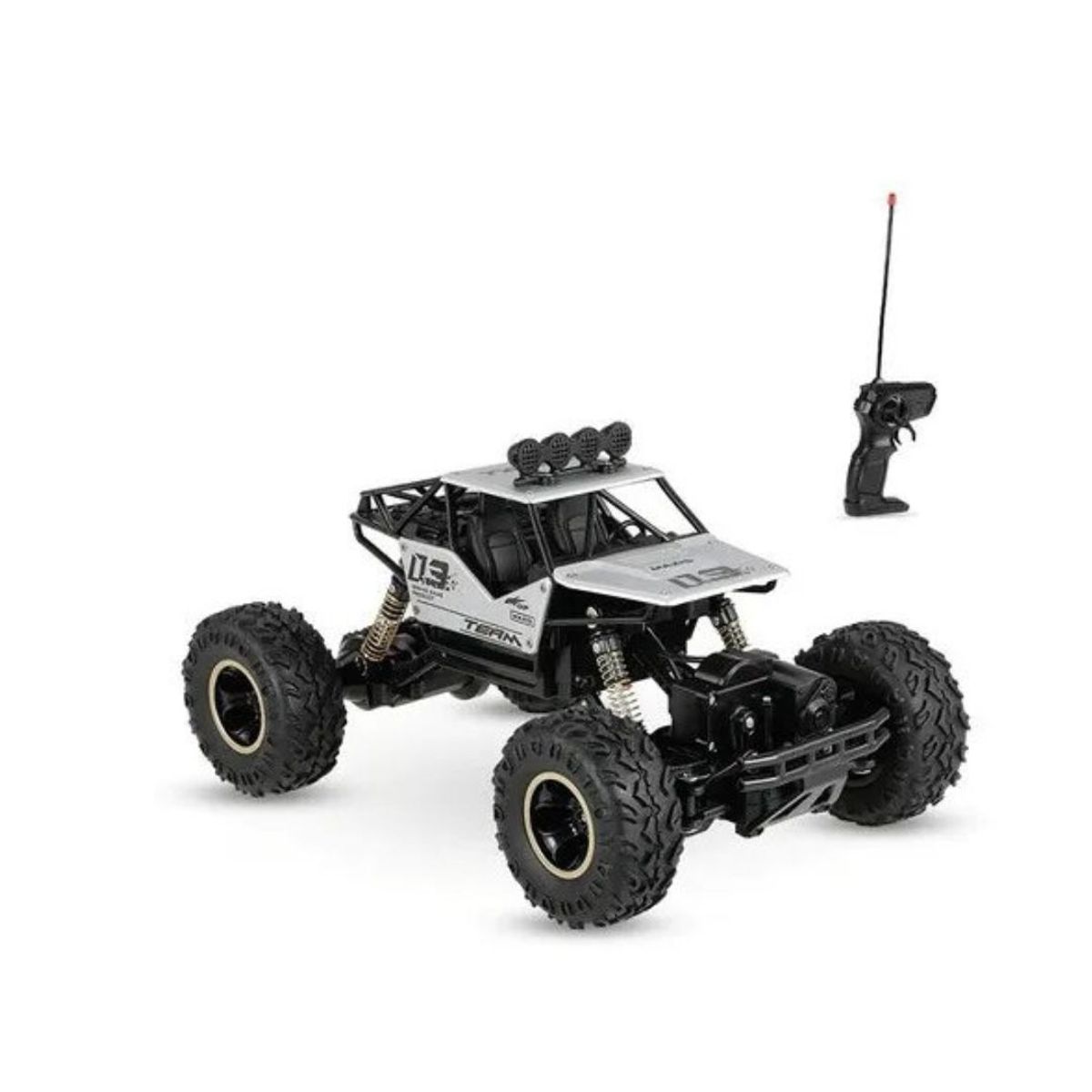 ROCK - Auto Control Remoto 4x4 Con Batera Y Cargador Del AutomviL