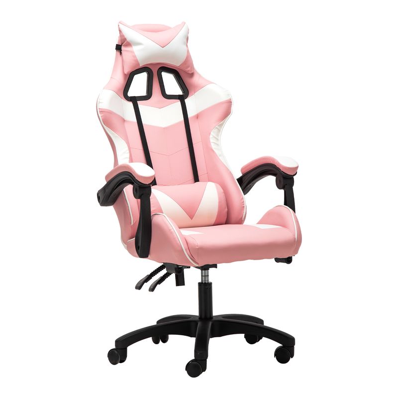 NOVAHUS - Silla Gamer Racing Reclinable Rosa
