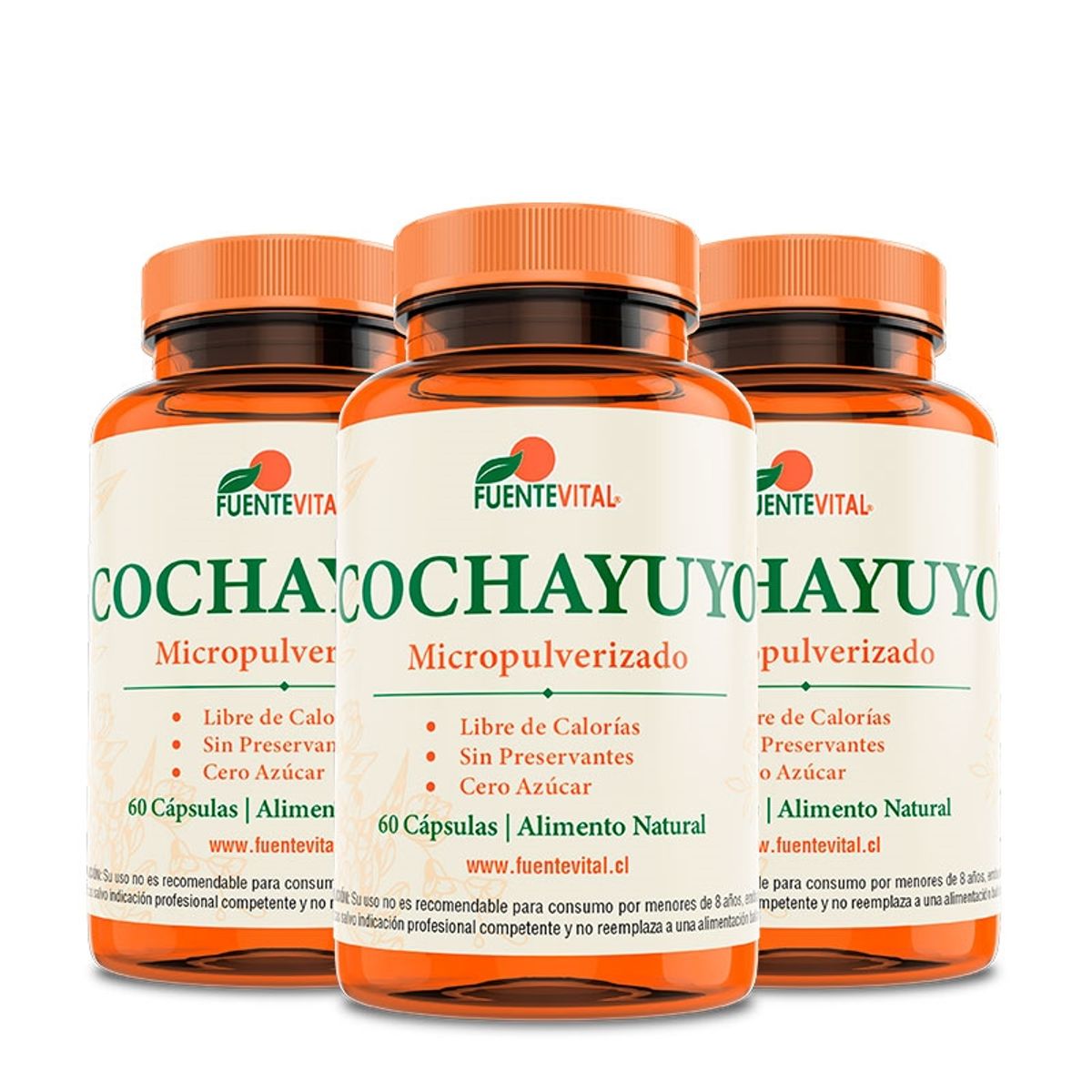 FUENTEVITAL - Cochayuyo Fv 180 Capsulas 3x60 Caps