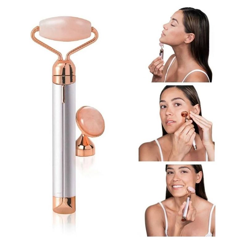 UNIVERSAL - RODILLO MASAJEADOR FACIAL A PILAS