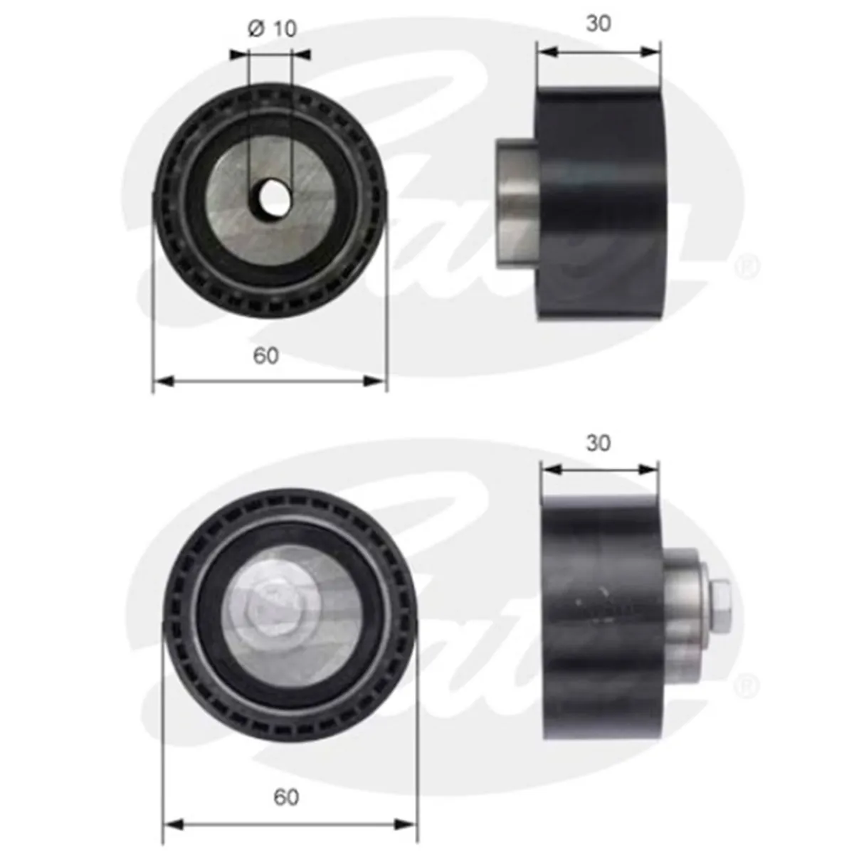 GATES - Gates Kit Distribucion Peugeot Boxer 2.0 Dw10td Diesel 97/09