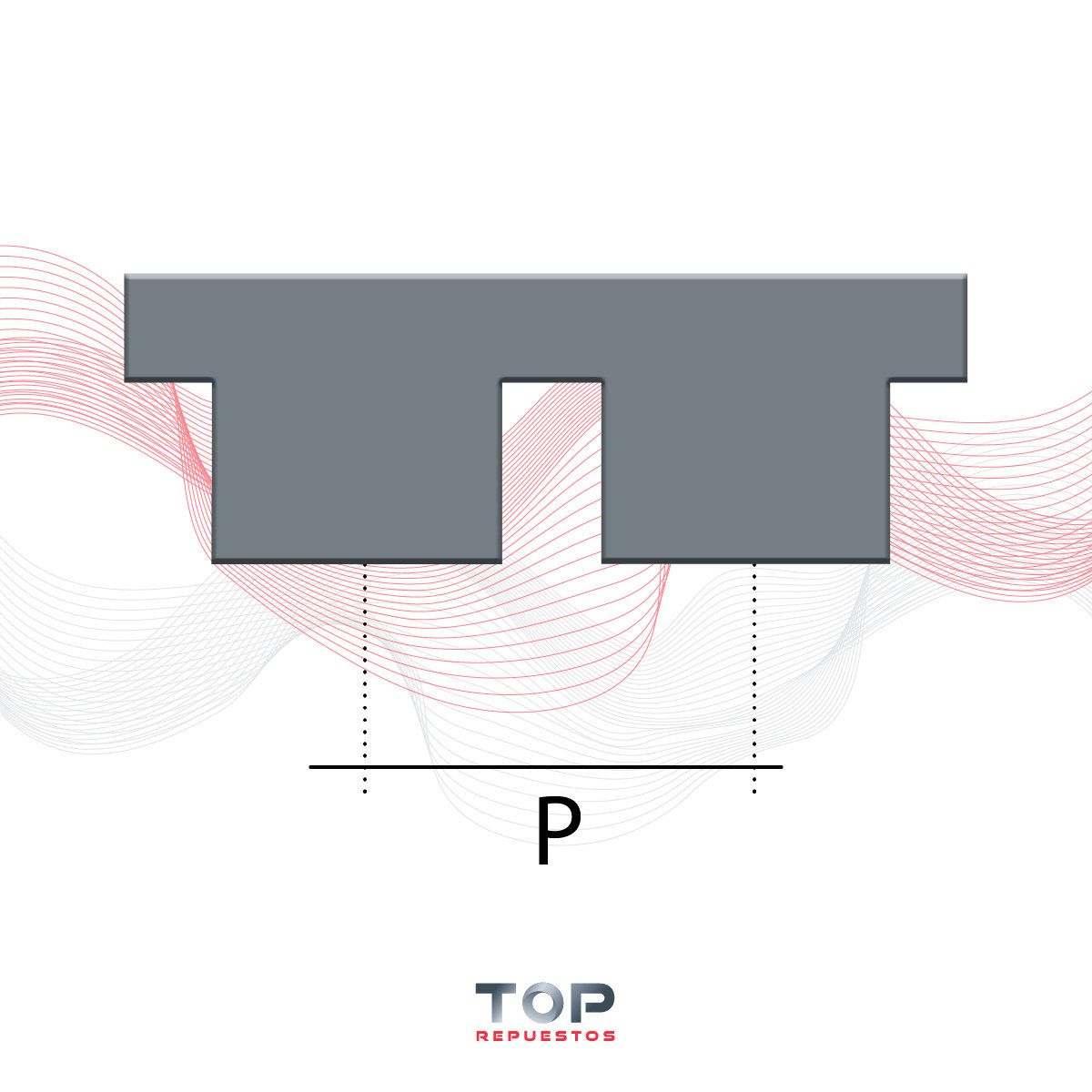 GATES - Correa Distribucion Chevrolet Corsa 1.7 8 Val Diesel 99/05